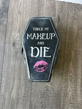 Current Mood coffin shaped make-up bag